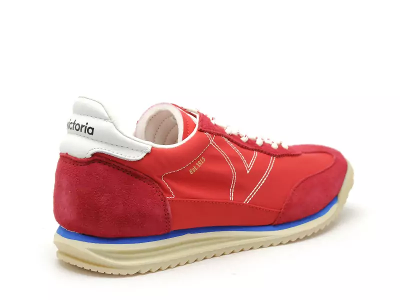 Victoria SATURNONYLON 1158108 Rouge Baskets Basses Femme
