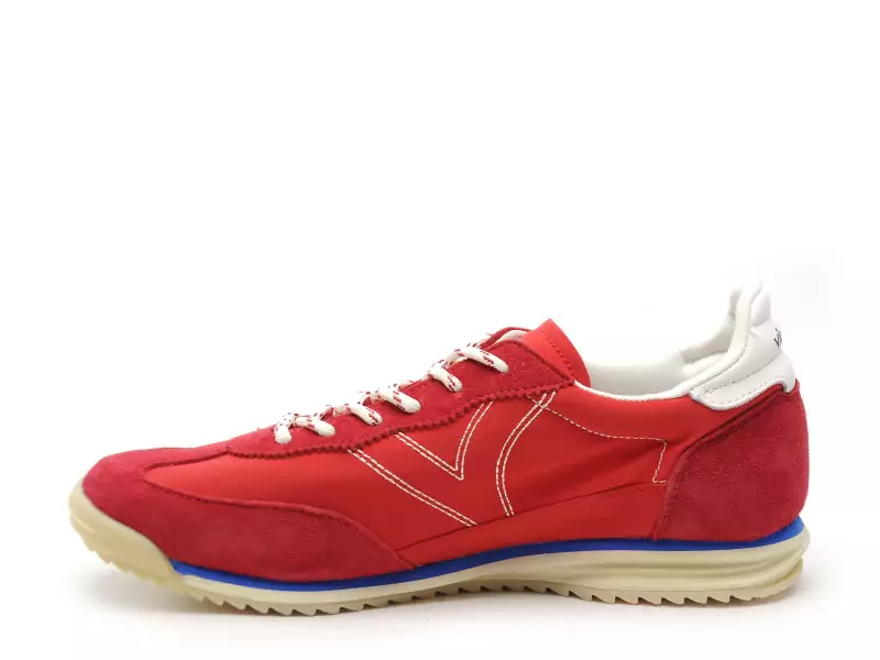 Victoria SATURNONYLON 1158108 Rouge Baskets Basses Femme