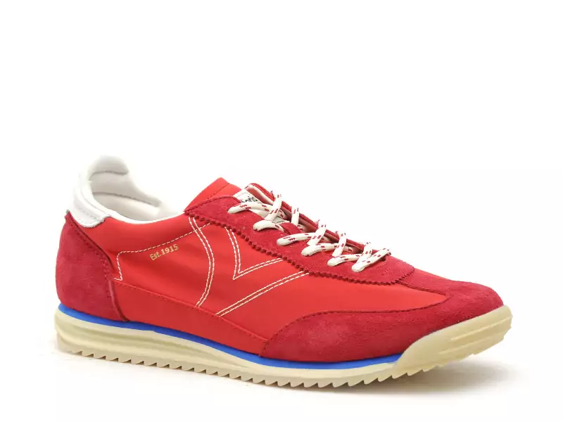 Victoria SATURNONYLON 1158108 Rouge Baskets Basses Femme