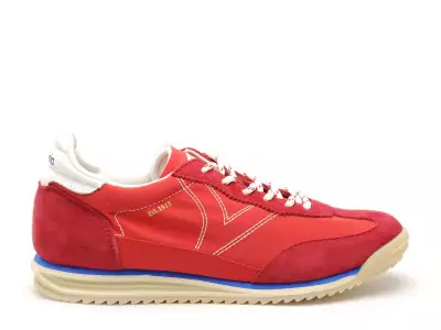 SATURNONYLON 1158108 Rouge Baskets Basses Femme