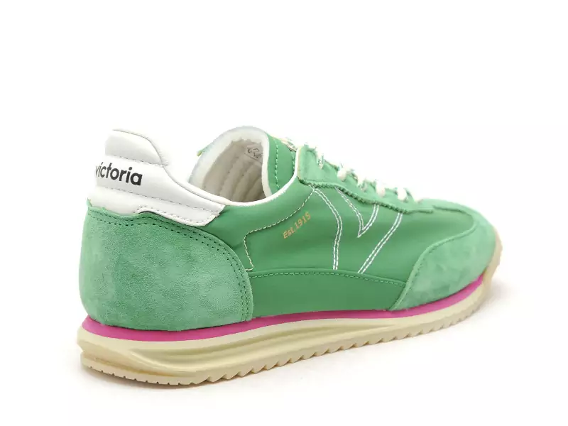 Victoria SATURNONYLON 1158108 Vert Baskets Basses Femme