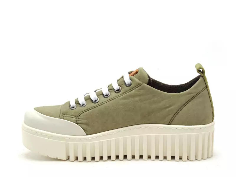 Art BRIGHTON 1534 Kaki Baskets Basses Femme