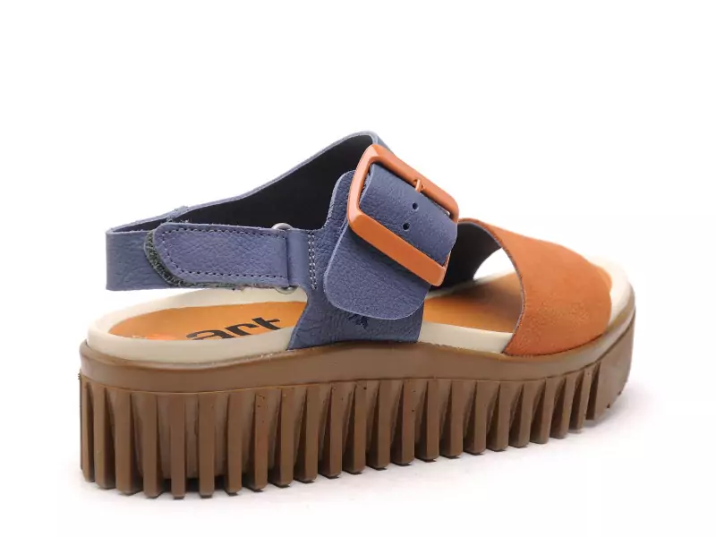 Art BRIGHTON 1578 Multicolore Sandales à Talons Femme