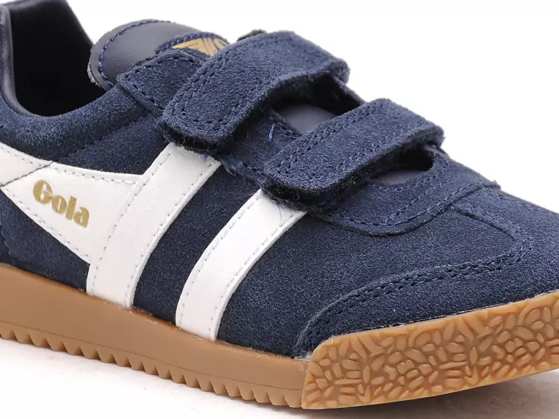 Gola HARRIER STRAP Bleu Baskets Basses Garçon