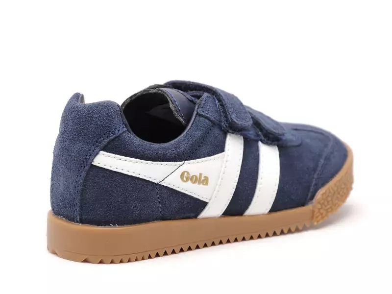 Gola HARRIER STRAP Bleu Baskets Basses Garçon