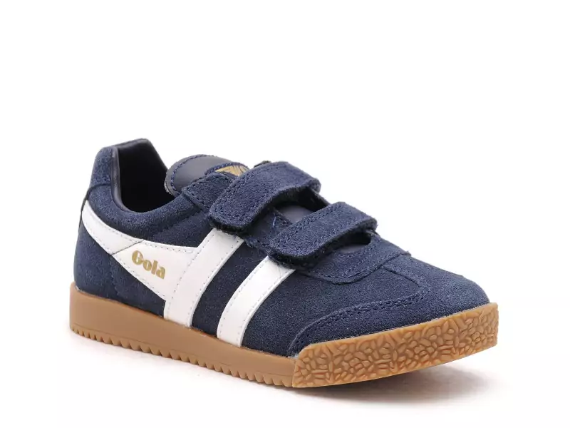 Gola HARRIER STRAP Bleu Baskets Basses Garçon