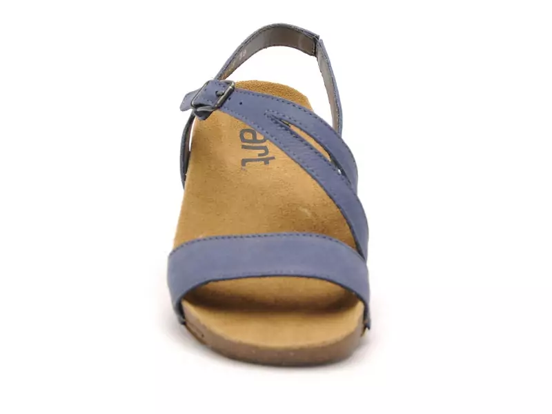 Art I BREATHE 1045 Bleu Sandales Plates Femme