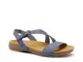 Art I BREATHE 1045 Bleu Sandales Plates Femme