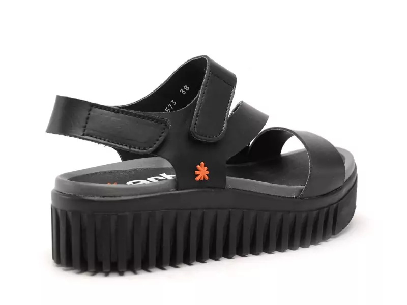 Art BRIGHTON 1573 Noir Sandales à Talons Femme