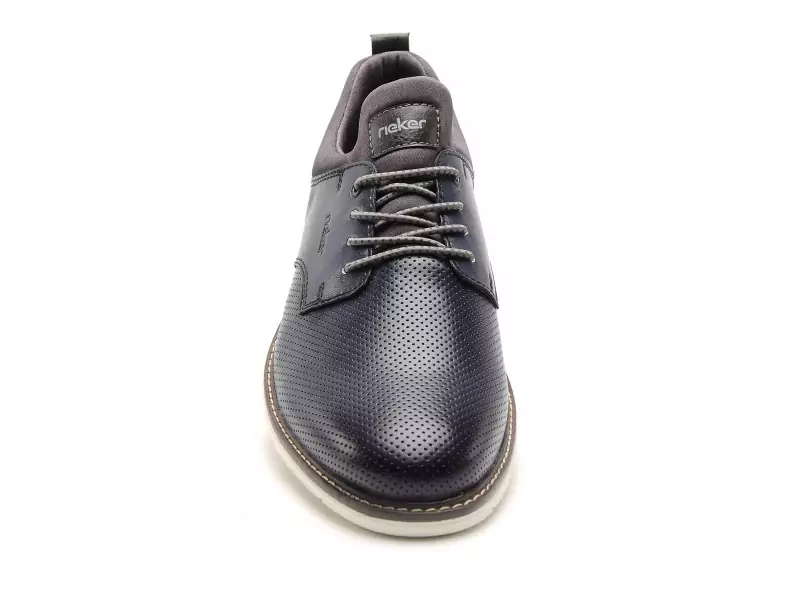 Rieker 14450 Bleu Chaussures de Ville Homme