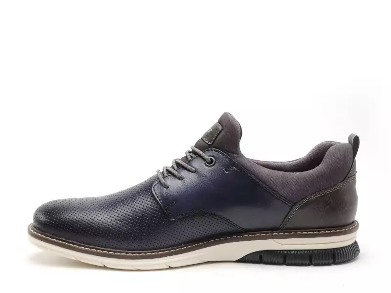 Rieker 14450 Bleu Chaussures de Ville Homme