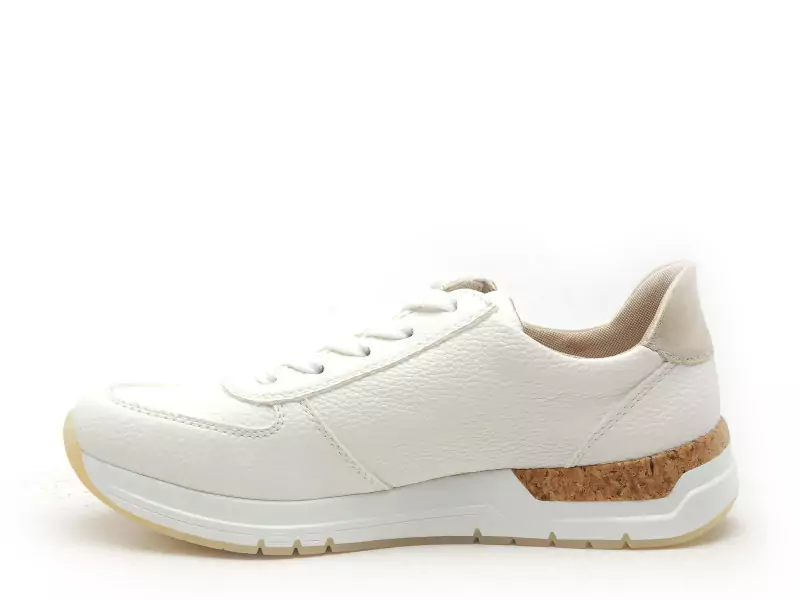 Rieker 58902 Blanc Baskets Basses Femme