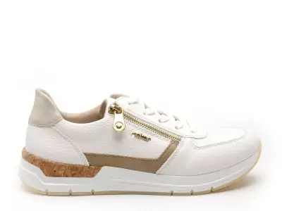 58902 Blanc Baskets Basses Femme