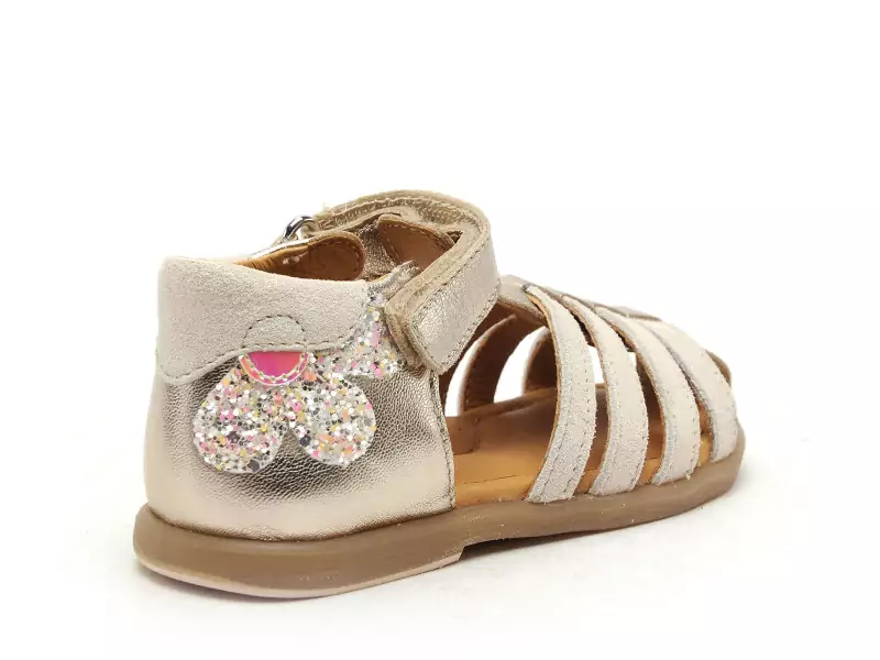 Babybotte TARUCHE Or Sandales Fille
