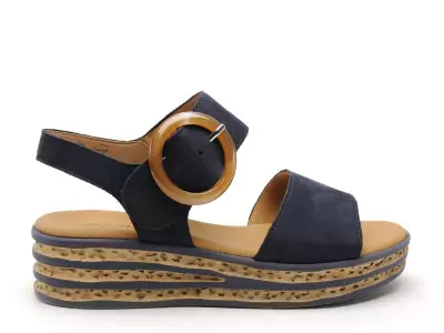 84 550 16 Bleu Sandales à Talons Femme