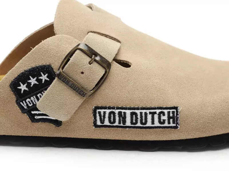 Von Dutch Sabot VABEX Beige Mules Homme