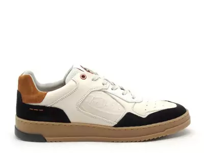 VIRAM Beige Baskets Basses Homme