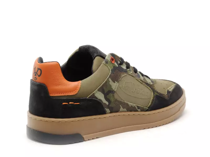 Von Dutch VIRAM Kaki Baskets Basses Homme