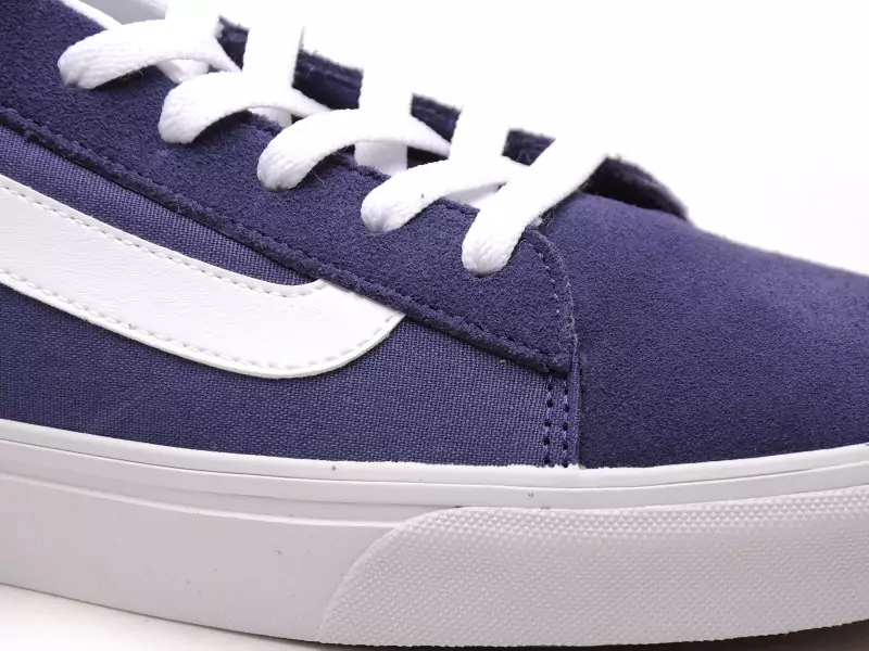Vans VERO LS SUEDE CANVAS Bleu Baskets Basses Homme