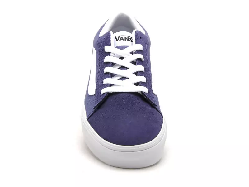 Vans VERO LS SUEDE CANVAS Bleu Baskets Basses Homme