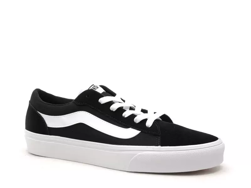 Vans VERO LS SUEDE CANVAS Noir Baskets Basses Homme