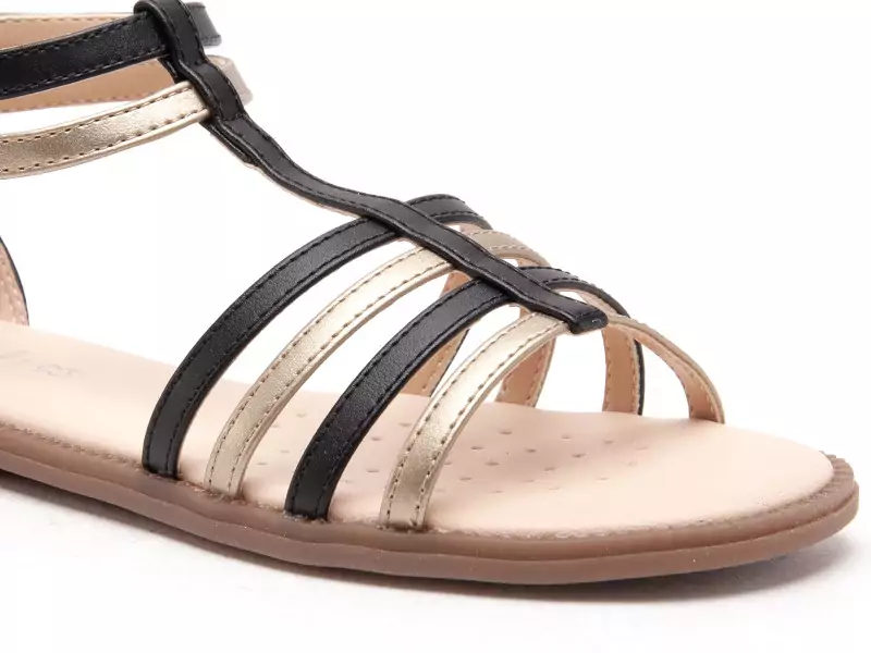 Geox J SANDALE KARLY FILL J7235D Noir Sandales Fille