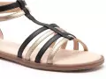 Geox J SANDALE KARLY FILL J7235D Noir Sandales Fille