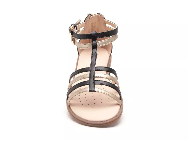 Geox J SANDALE KARLY FILL J7235D Noir Sandales Fille