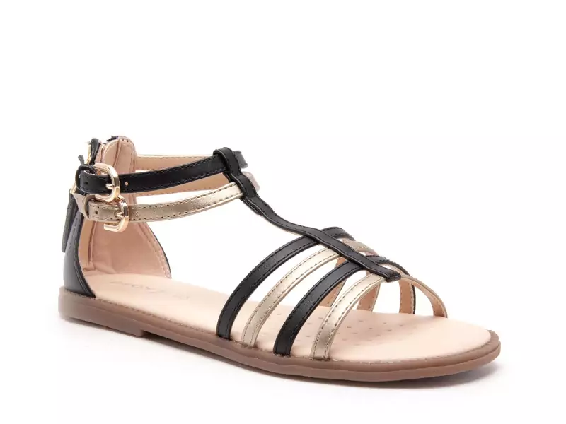 Geox J SANDALE KARLY FILL J7235D Noir Sandales Fille