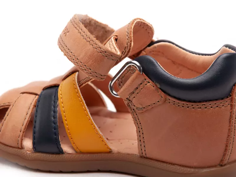 Geox B SANDAL MACCHIA Bébé BOY Marron Bébé Garçon