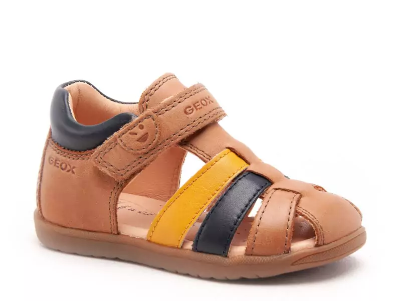 Geox B SANDAL MACCHIA Bébé BOY Marron Bébé Garçon