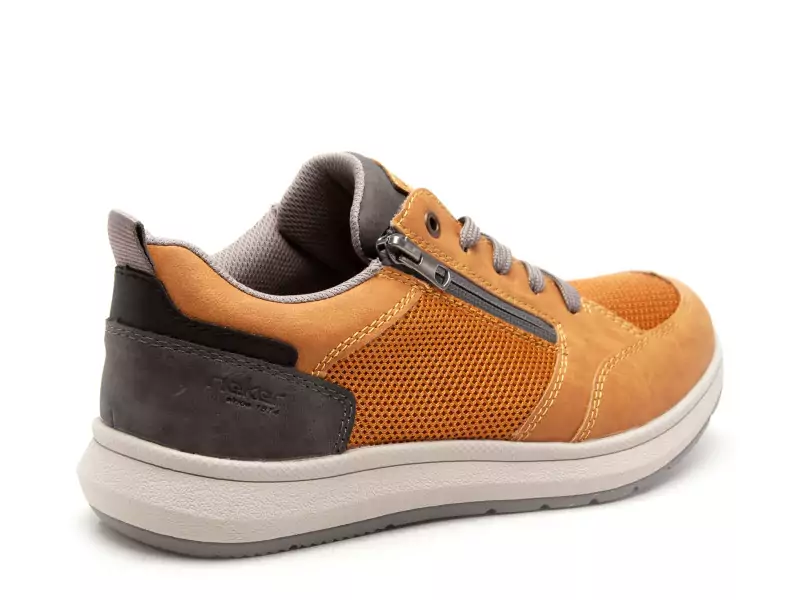 Rieker 16901 Jaune Baskets Basses Homme