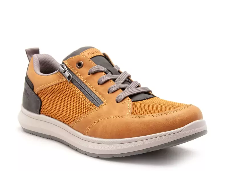 Rieker 16901 Jaune Baskets Basses Homme