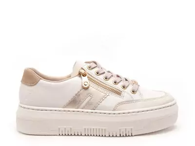 M1912 Beige Baskets Basses Femme