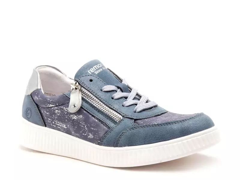 Remonte D2E05 Bleu Baskets Basses Femme