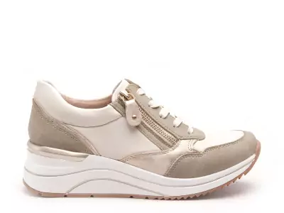 D0T01 Kaki Baskets Basses Femme