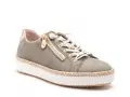 Rieker M2940 Kaki Baskets Basses Femme