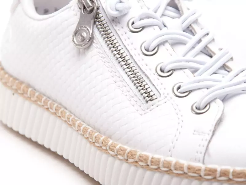 Rieker M2940 Blanc Baskets Basses Femme