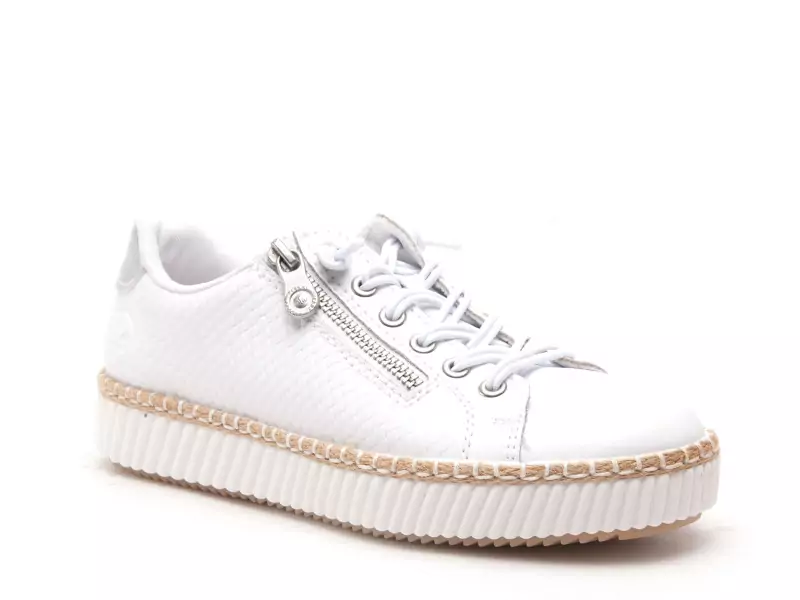 Rieker M2940 Blanc Baskets Basses Femme