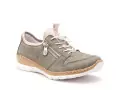 Rieker N42GO Kaki Baskets Basses Femme