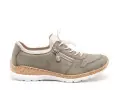 Rieker N42GO Kaki Baskets Basses Femme