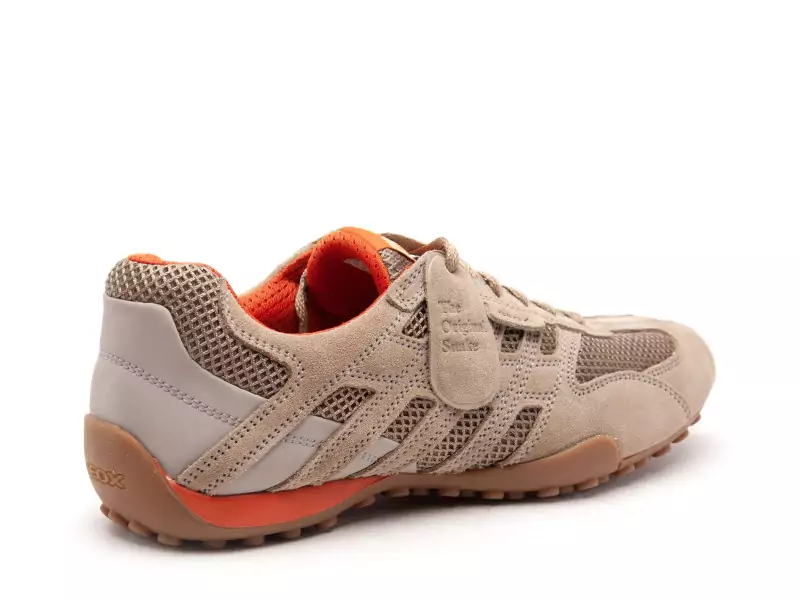 Geox U SNAKE ORIGINAL U55MNA Beige Baskets Basses Homme