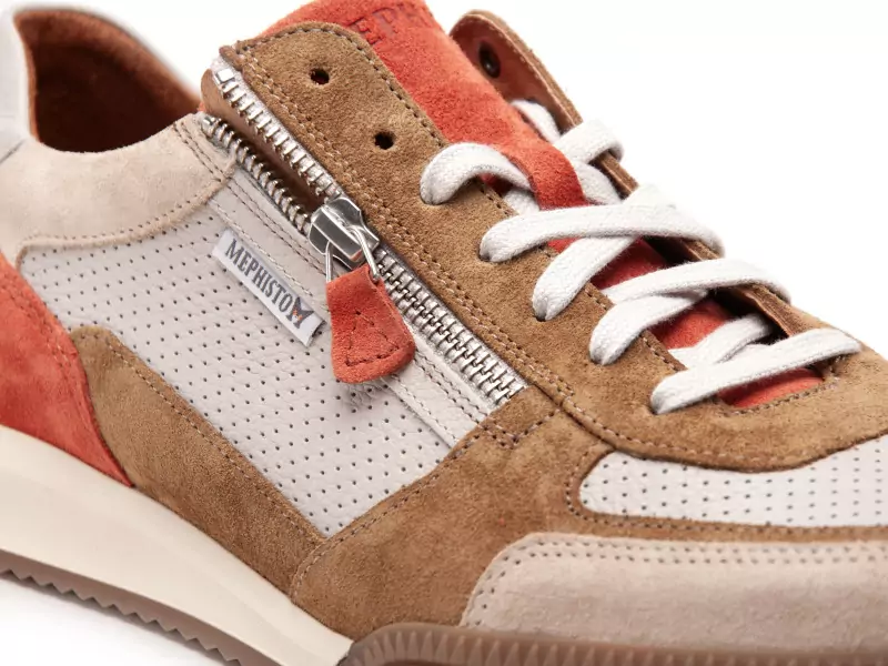 Mephisto 7046P5147025 ENDRIK Beige Baskets Basses Homme