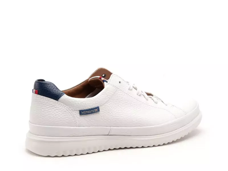 Mephisto 4599P5130288 THOMAS Blanc Baskets Basses Homme