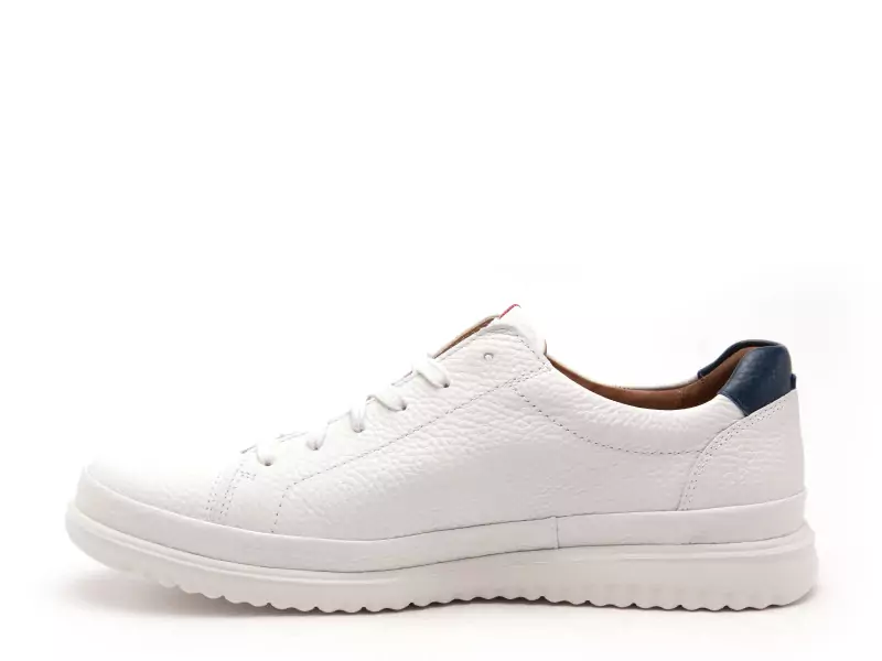 Mephisto 4599P5130288 THOMAS Blanc Baskets Basses Homme