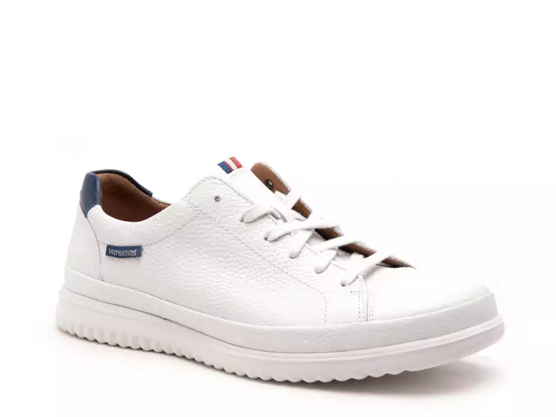 Mephisto 4599P5130288 THOMAS Blanc Baskets Basses Homme