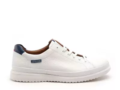 4599P5130288 THOMAS Blanc Baskets Basses Homme