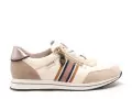 Mephisto 186 P5148990 LUCILLE Beige Baskets Basses Femme