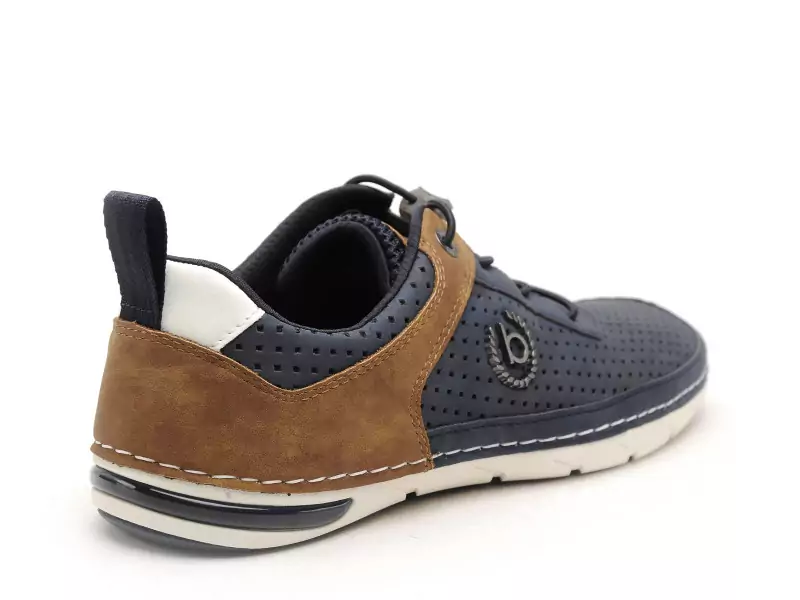 Bugatti 321ASG035000 Bleu Baskets Basses Homme