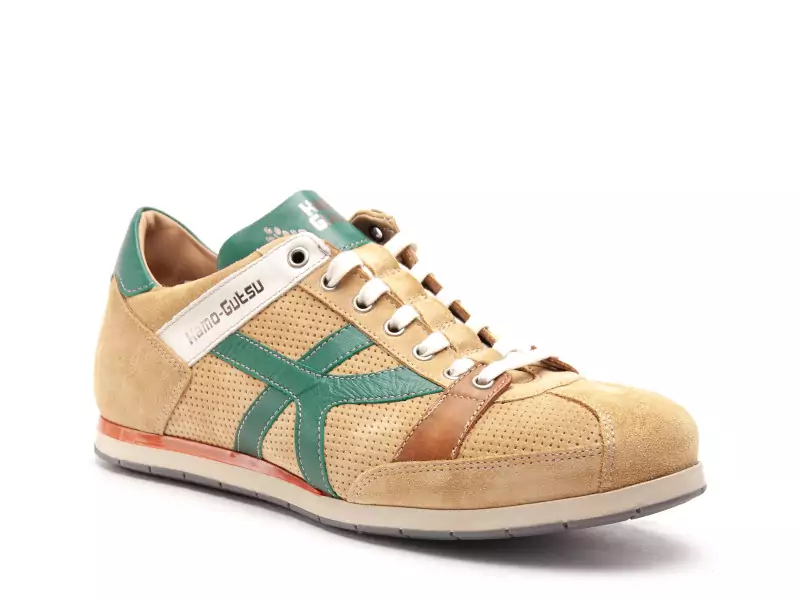 Kamogutsu TIFO 044 Beige Baskets Basses Homme
